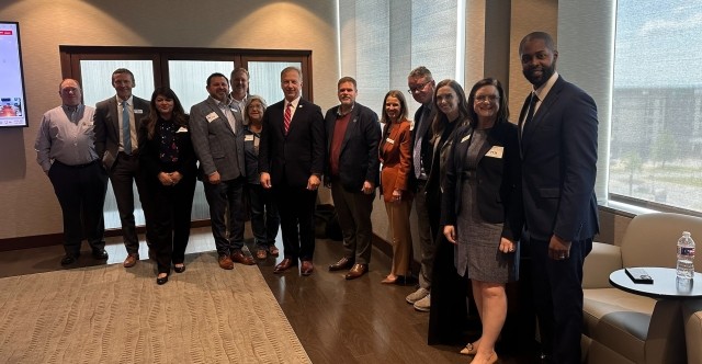 A group at TTCU with Rep. Kevin Hern